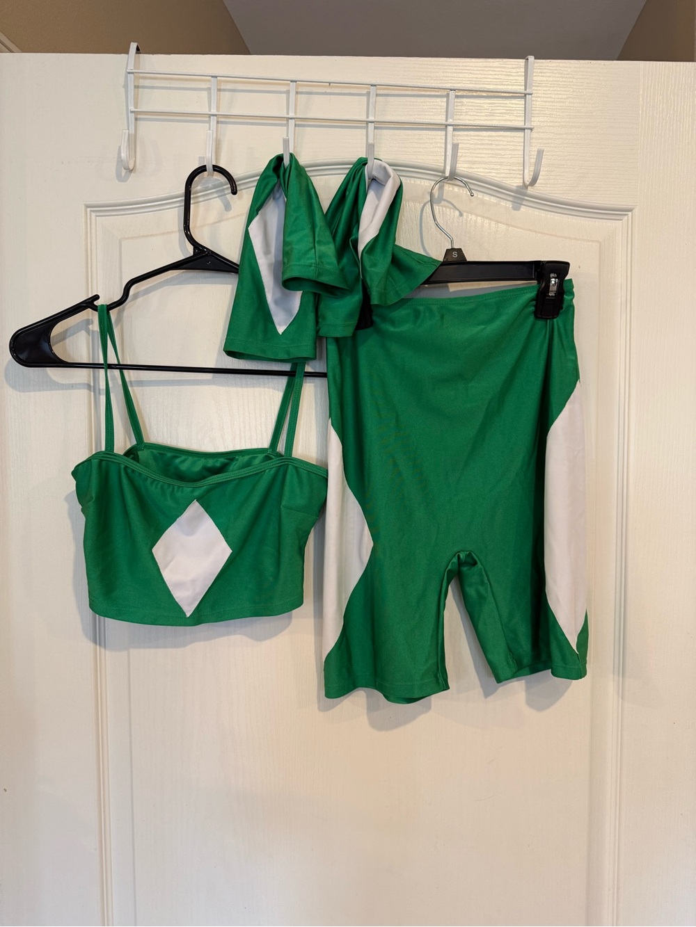 Forplay sexy Power Green Ranger Superhero 5pc cosplay Costume sz small / medium
